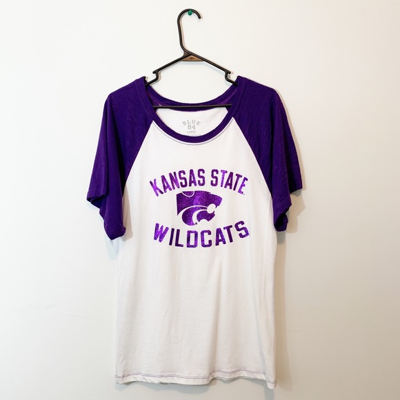 Blue 84 Tops - Kansas State wild cats T-shirt